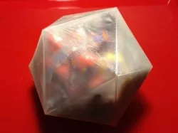 Icosahedron jawbreaker trap Free 3D print model