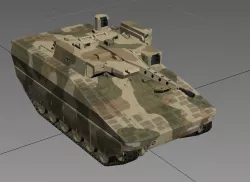 IFV Lynx  Rheinmetall armoured fighting  Low-poly  3D model