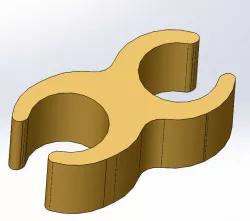IRON Cable Holder cable clip Free 3D print model