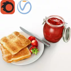 jam set 3D model