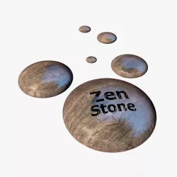 Japanese Zen Stones 3D model