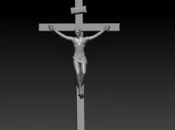 JESUS ON THE CROSS  Free 3D print model