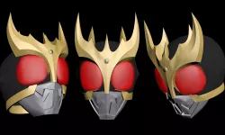 kamen rider kuuga ultimate helmet FREE FILE Free 3D print model