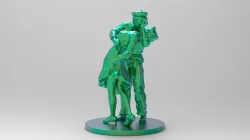 kiss of victory Free 3D print model