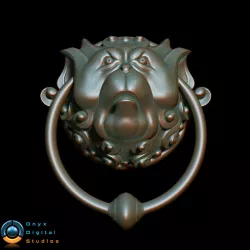 Labyrinth inspired Door knocker Free 3D print model