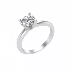Ladies solitaire ring Free 3D print model