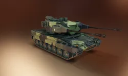 Leopard 2 - Marksman Low-poly  3D model