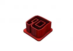 Letter cutters Cakes Cookie Free 3D print model