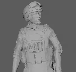 Liu Tze Long - Lesion - From Rainbow Six Siege Free 3D print model