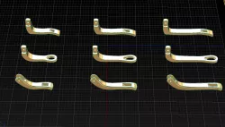 Locks for earrings  Free 3D print model