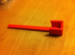 Long Handled Scooping Spoon Free 3D print model