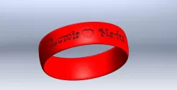lover Bracelet 2 Free 3D print model
