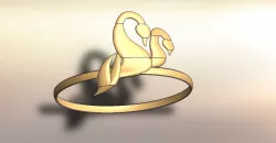 lover ring Free 3D print model