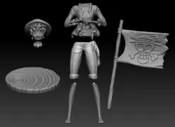 Luffy Free 3D print model