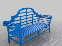 Lutyens bench Free 3D print model
