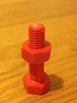 M12 Bolt and Nut Free 3D print model