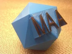 MAA Icosahedron Free 3D print model