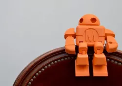 Maker Faire Robot Action Figure Single File Free 3D print model