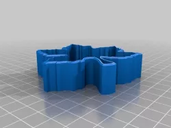Maple Leaf Cookie Cutter Free 3D print model