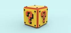 Mario Question cube Free 3D print model