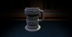 medieval cup stl 3d print Free 3D print model