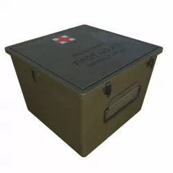 Military First Aid Kit Low-poly  3D model