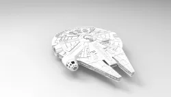 Millennium Falcon Free 3D print model
