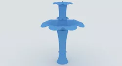 Mini Fountain for 3D Print Free 3D print model