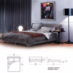 Minotti Spencer Bed Raymond Neto Coffee Table 3D model