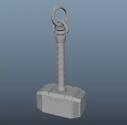 Mjolnir Hammer of Thor Free 3D print model