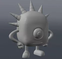 Monster Freepik Free 3D print model
