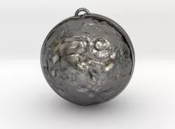 Moon Pendant Free 3D print model