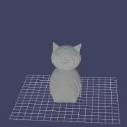 Neko Atsume Cat Free 3D print model