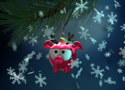  New Year toy pig Free 3D print model