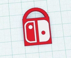 Nintendo switch keychain Free 3D print model