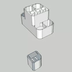 Office material holder Free 3D print model
