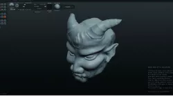 Oni is japanese monster Free 3D print model