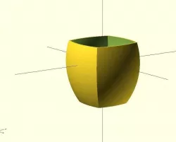 Orchid Plant Pot Parametric Free 3D print model