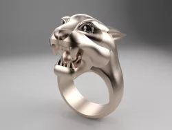panter ring Free 3D print model