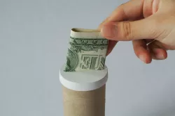 Paper tube piggy bank Free 3D print model
