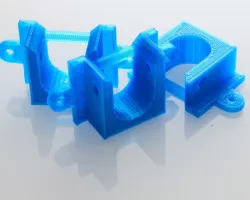 Parametric Closet Rod Bracket Free 3D print model