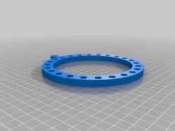 Parametric Round Knitting Loom Free 3D print model