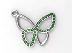 Pendant Butterfly FREE STL Free 3D print model