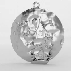 Pendant moon night Free 3D print model