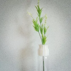 PET VASE CAP 01slit Free 3D print model