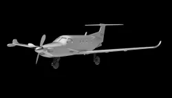 Pilatus PG-12 Airplane Free 3D print model
