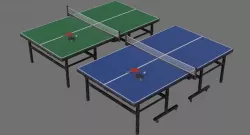 Ping Pong Table 2B Low-poly  3D model