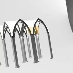 plafond style church  Free 3D print model