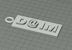 Porte Cle DAIM Free 3D print model