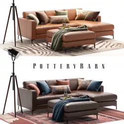 Pottery Barn Jake set 5 3D model